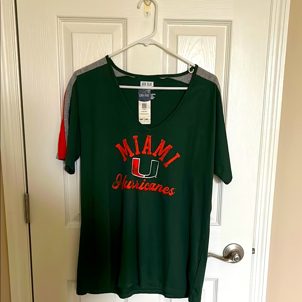 Miami Hurricanes women’s collegiate Tee
